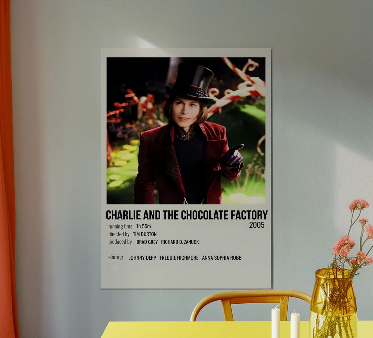 CHARLIE AND THE CHOCOLATE FACTORY 2005 carta hahnemühle da MVFminimalist
