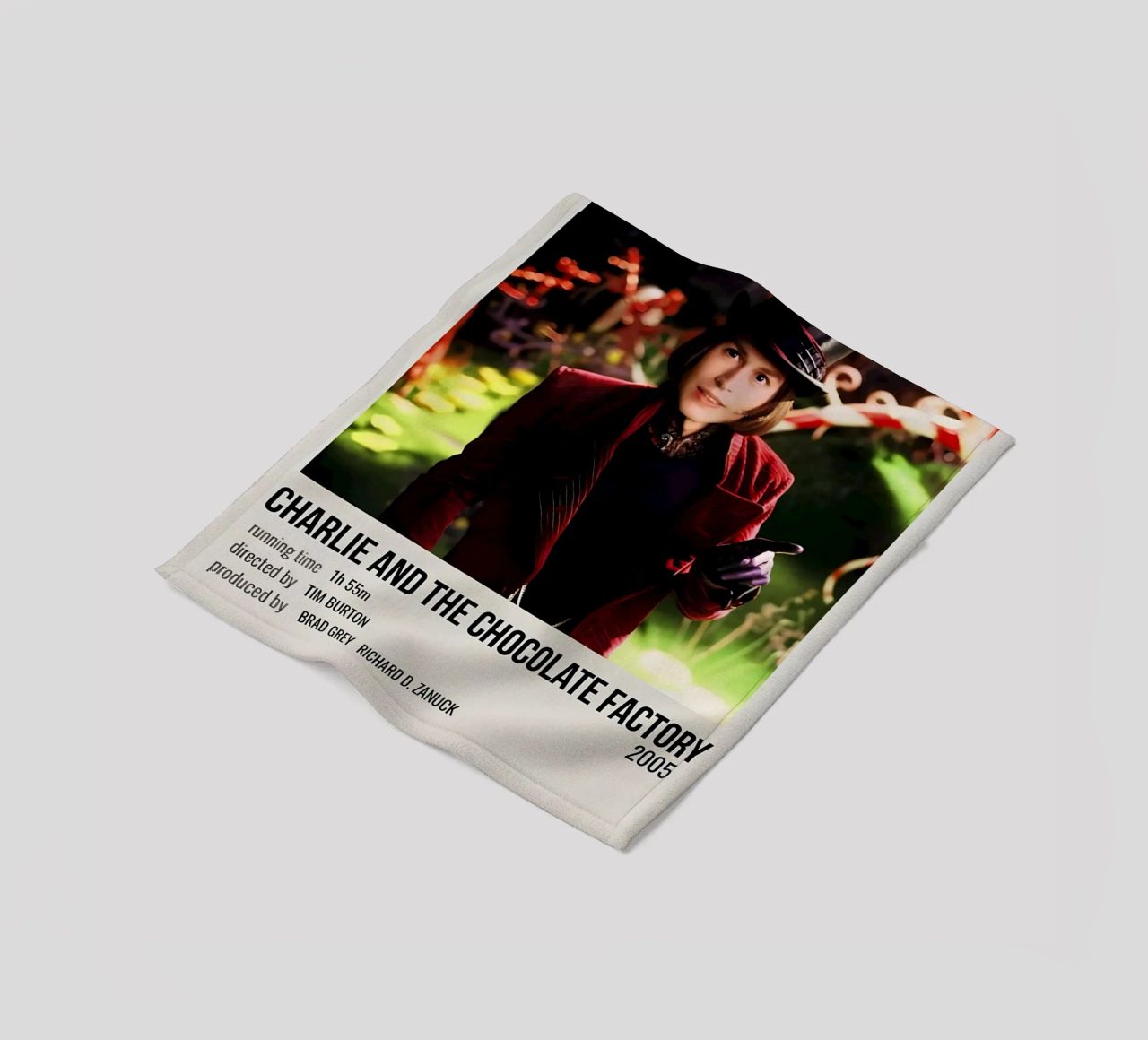 CHARLIE AND THE CHOCOLATE FACTORY 2005 coperta in pile da MVFminimalist