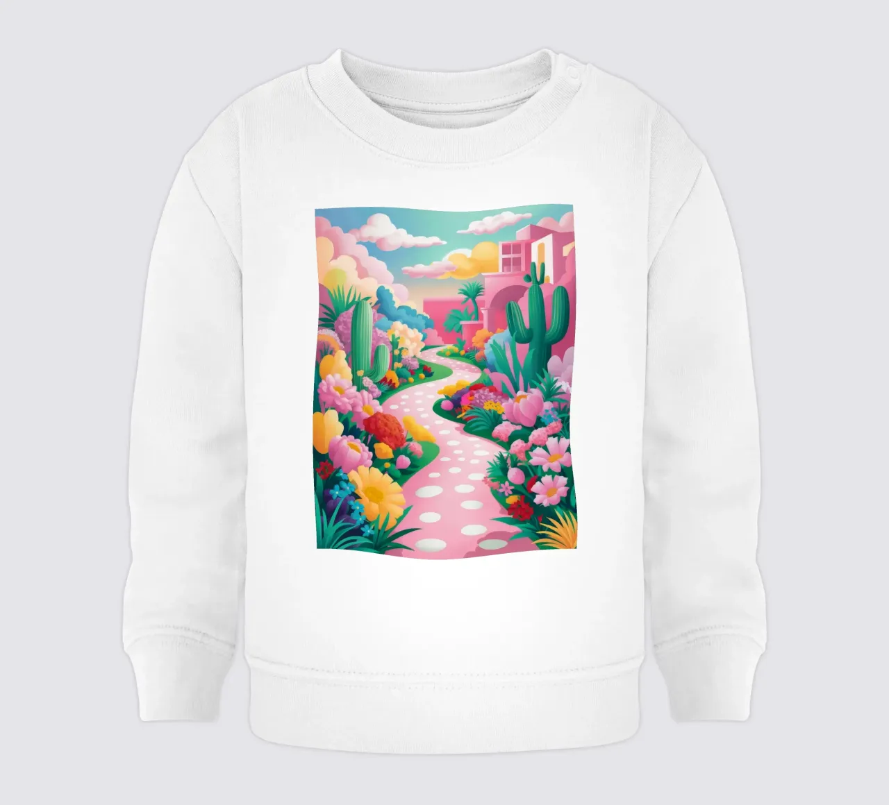 Sentiero a pois felpa neonato da Silk Palette