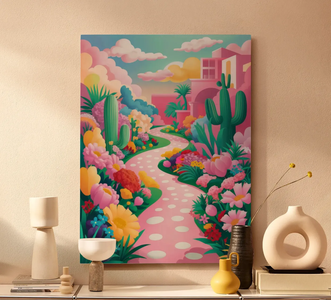 Polka Dot Path forex plate by Silk Palette