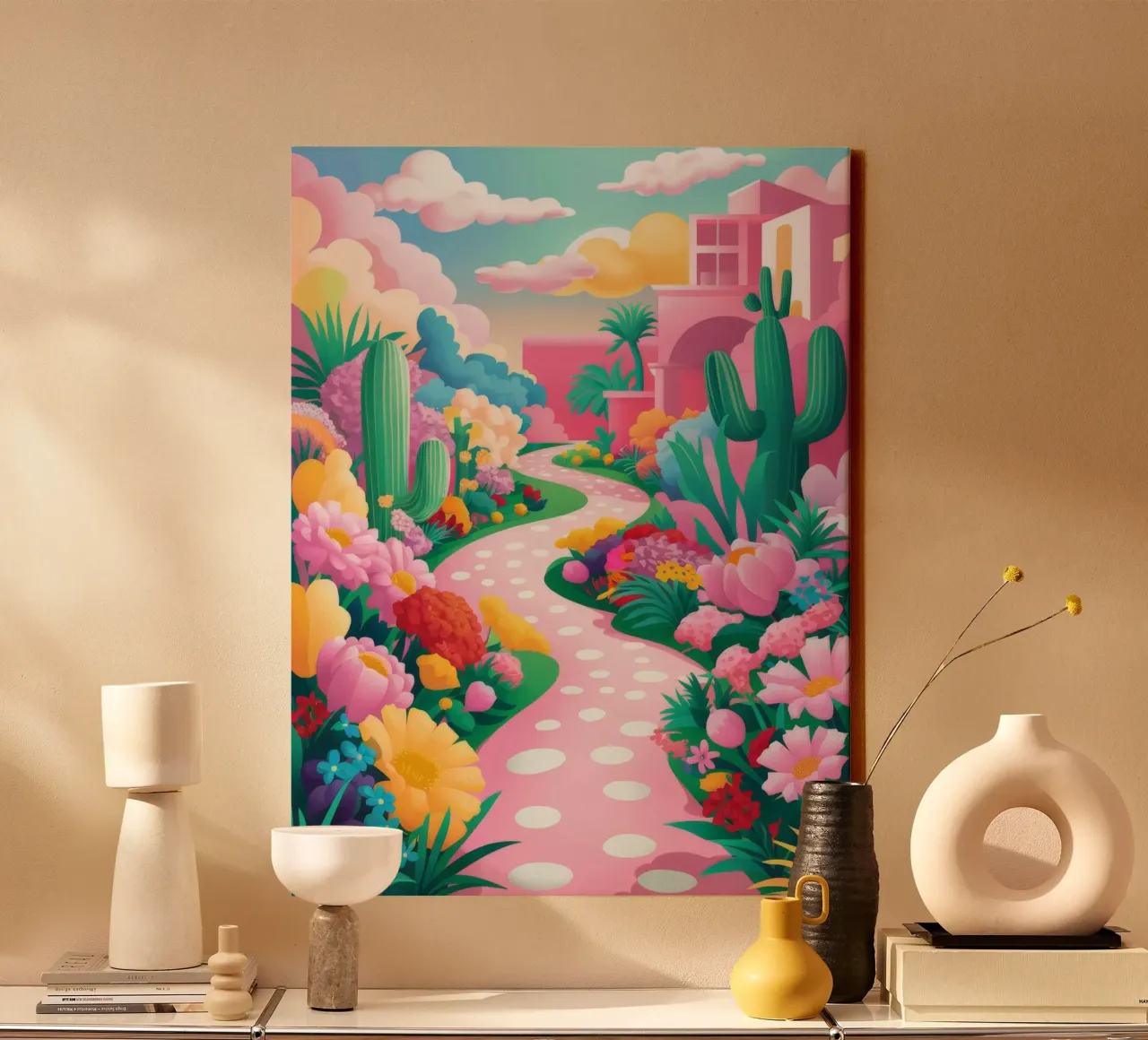 Stippelpad canvas met Baklijst van Silk Palette