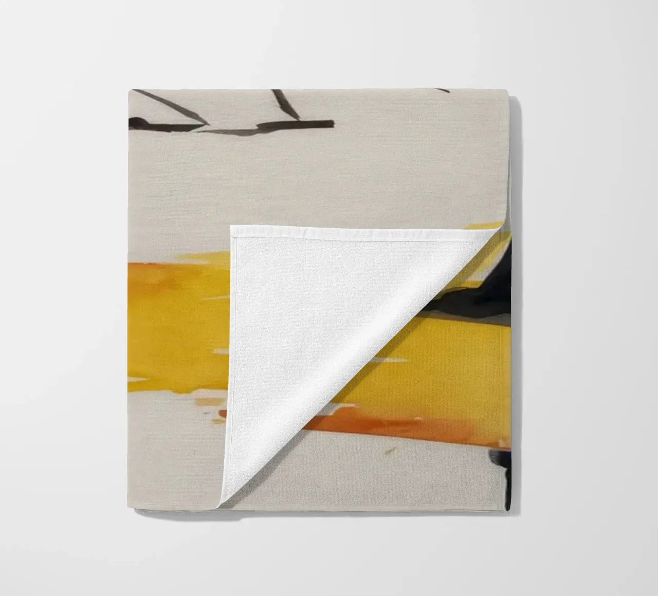 Alberi invernali riflessi telo mare da Silk Palette