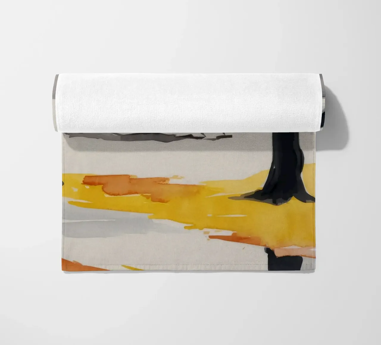 Alberi invernali riflessi telo mare da Silk Palette