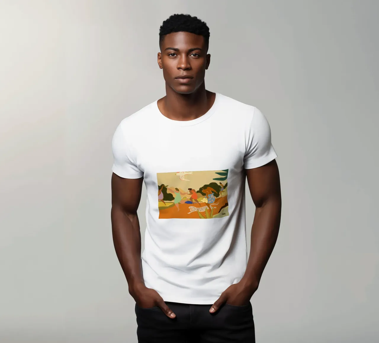 Onwards t-shirt by Arty Guava