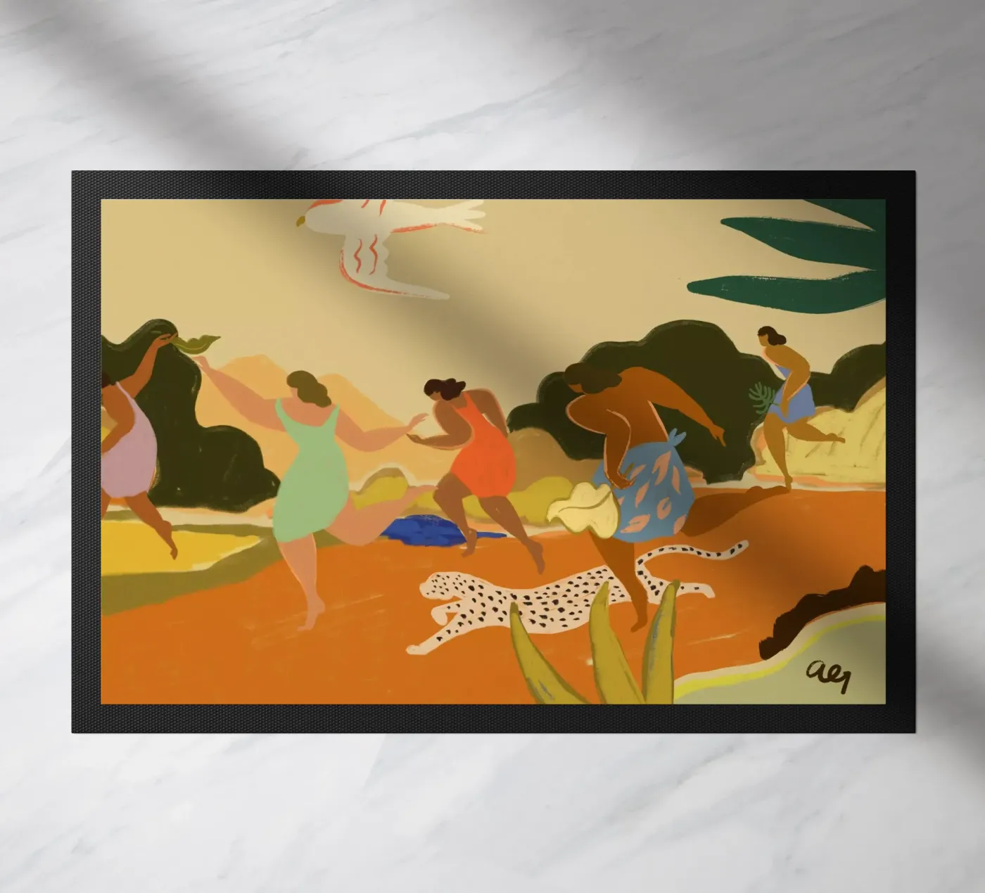 Onwards Fußmatte von Arty Guava