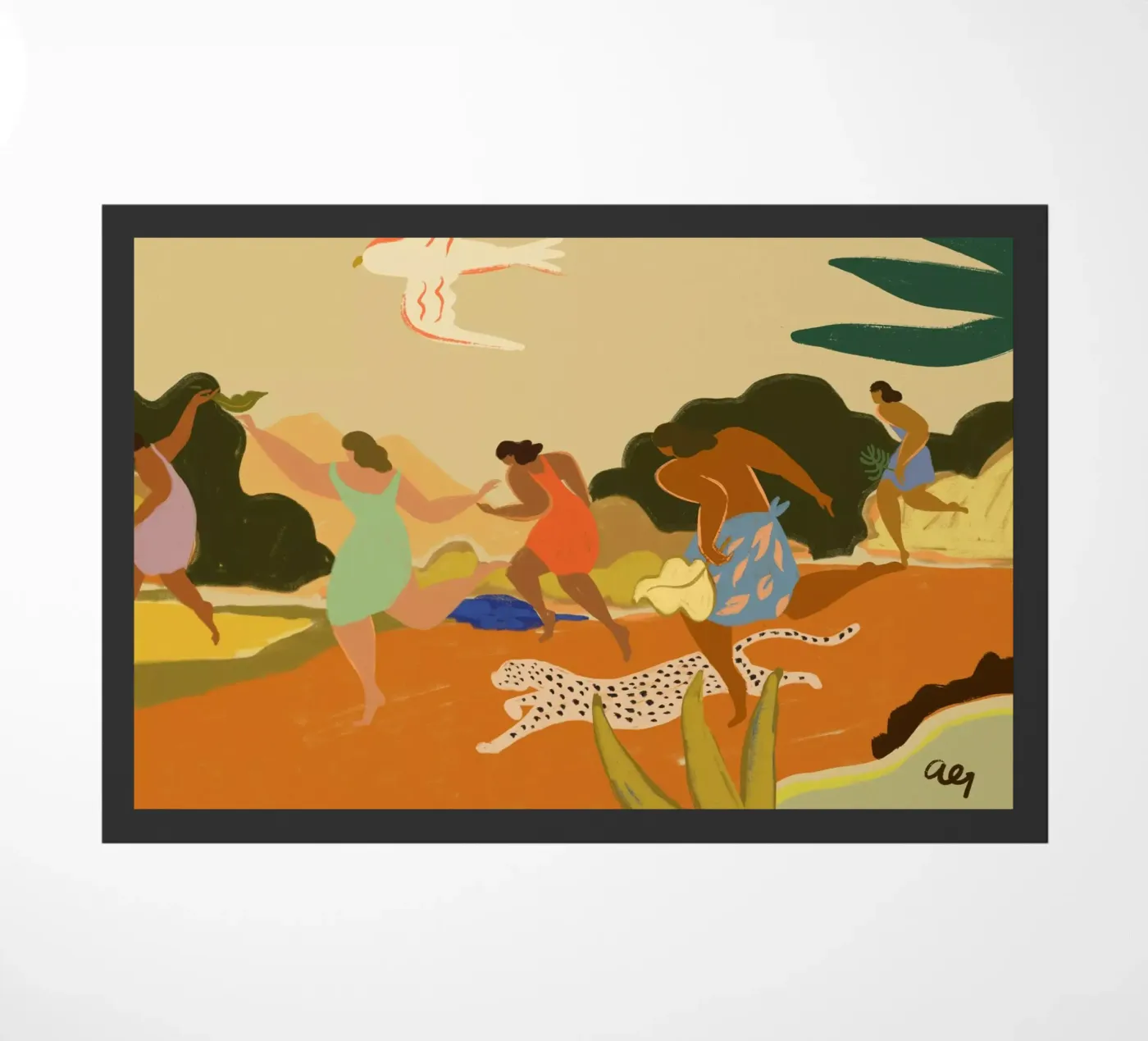 Onwards Fußmatte von Arty Guava