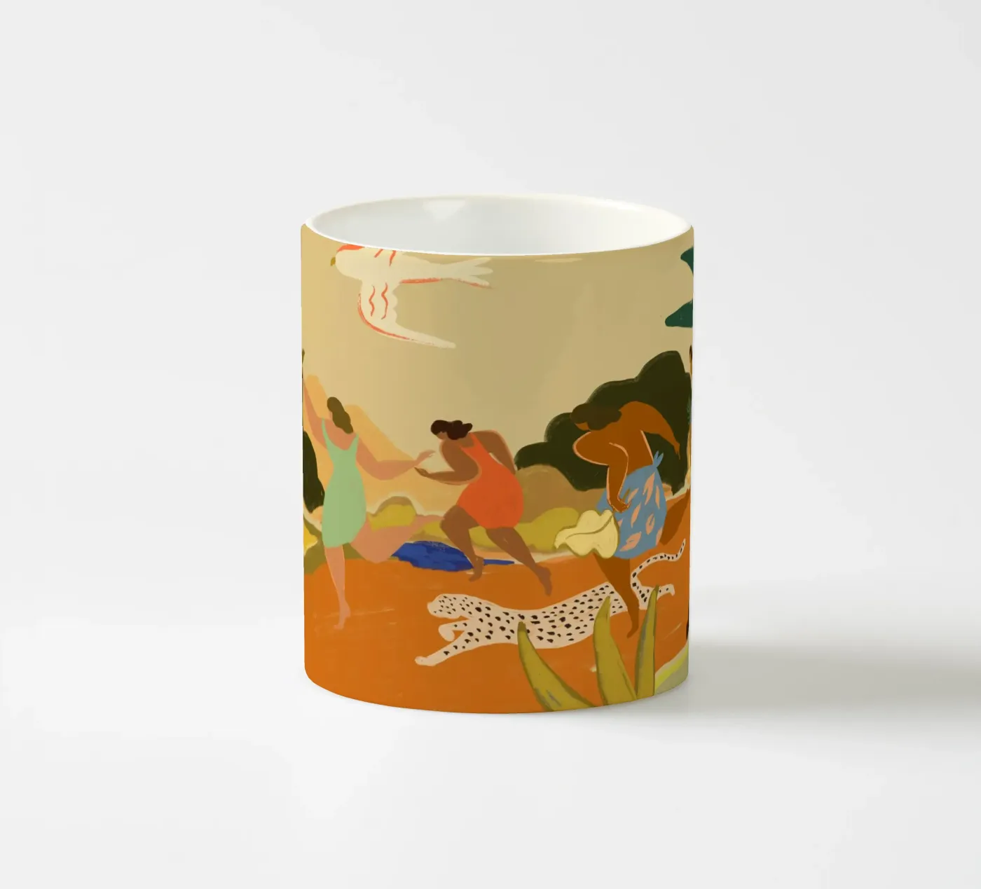 Onwards ceramic mug by Arty Guava