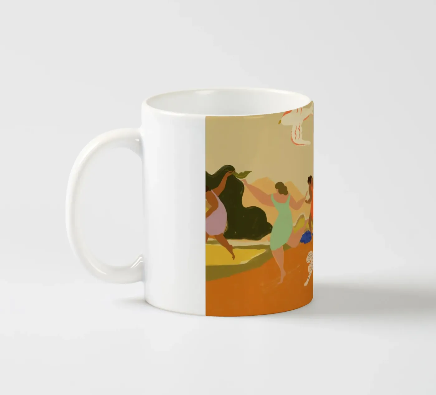 Onwards ceramic mug by Arty Guava