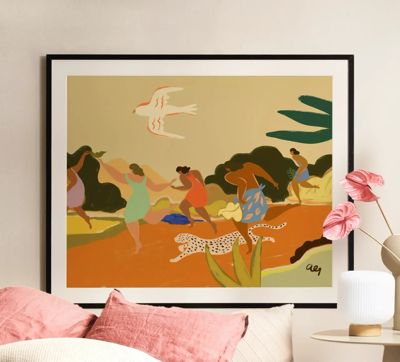 Onwards poster van Arty Guava