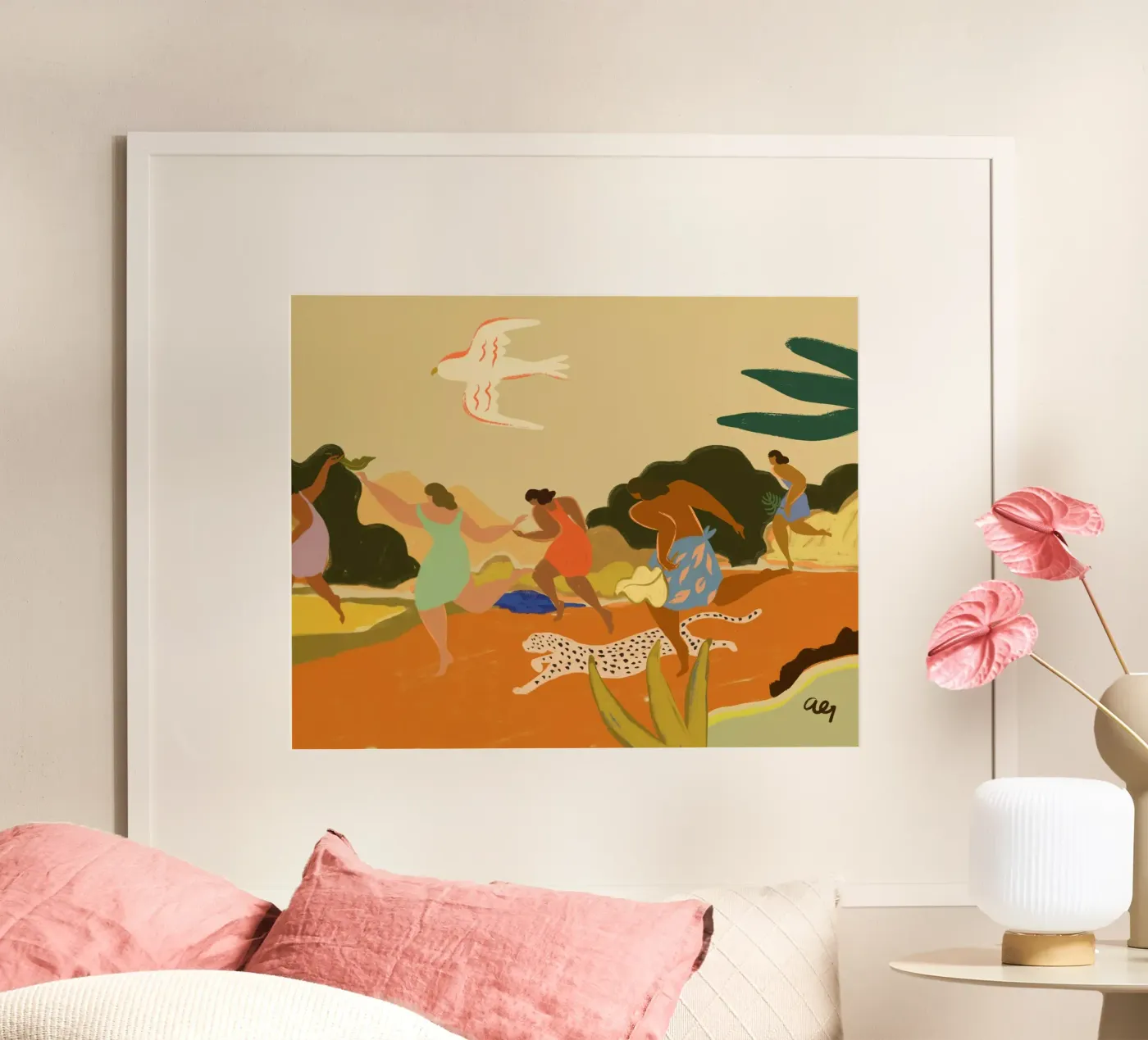 Onwards Poster von Arty Guava