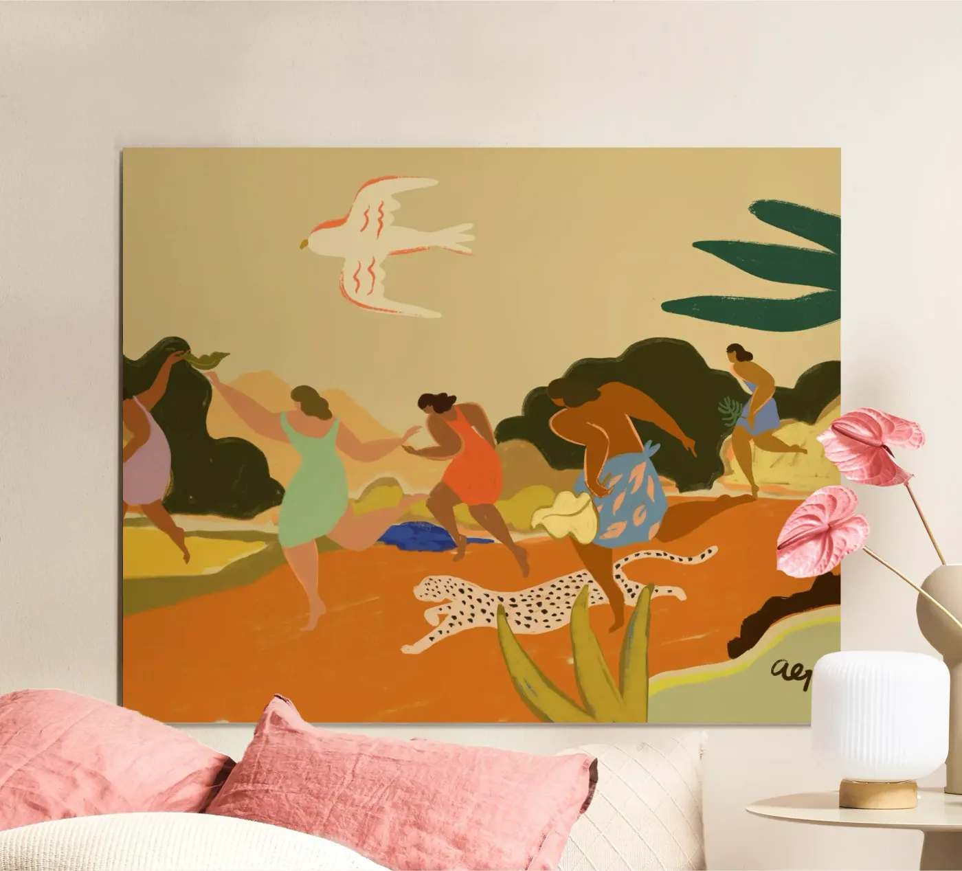 Onwards poster van Arty Guava