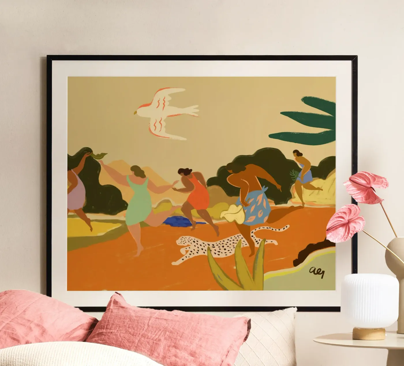 Onwards Poster von Arty Guava