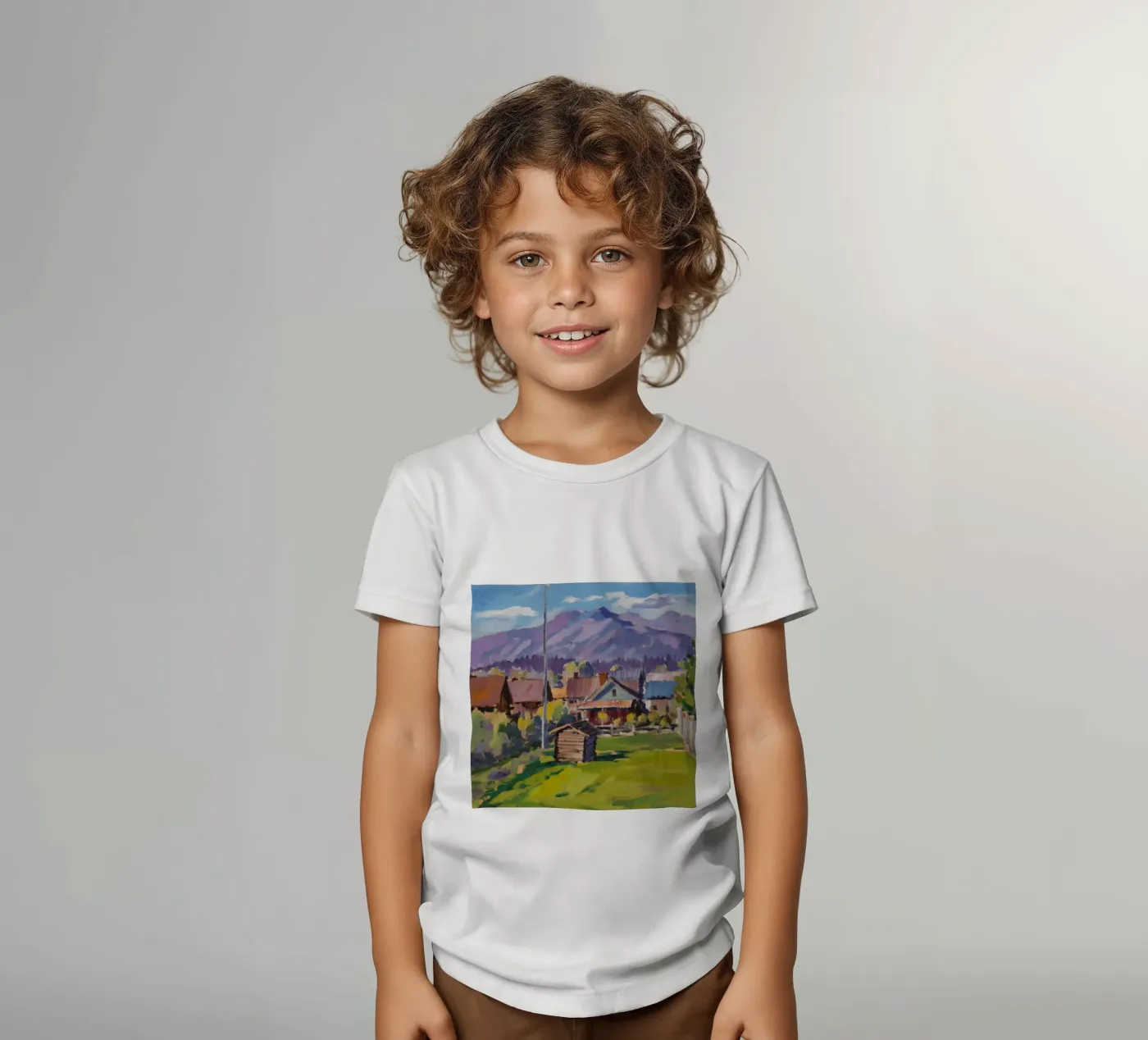 Rustic Mountain Stead t-shirt bambini da Celestial Harmony