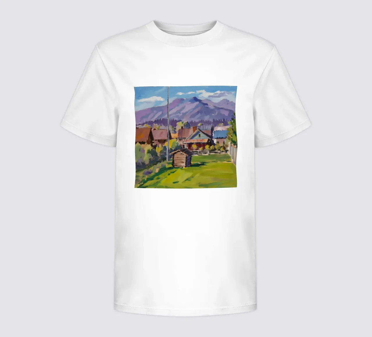 Rustikaler Bergpfad Kinder T-Shirt von Celestial Harmony