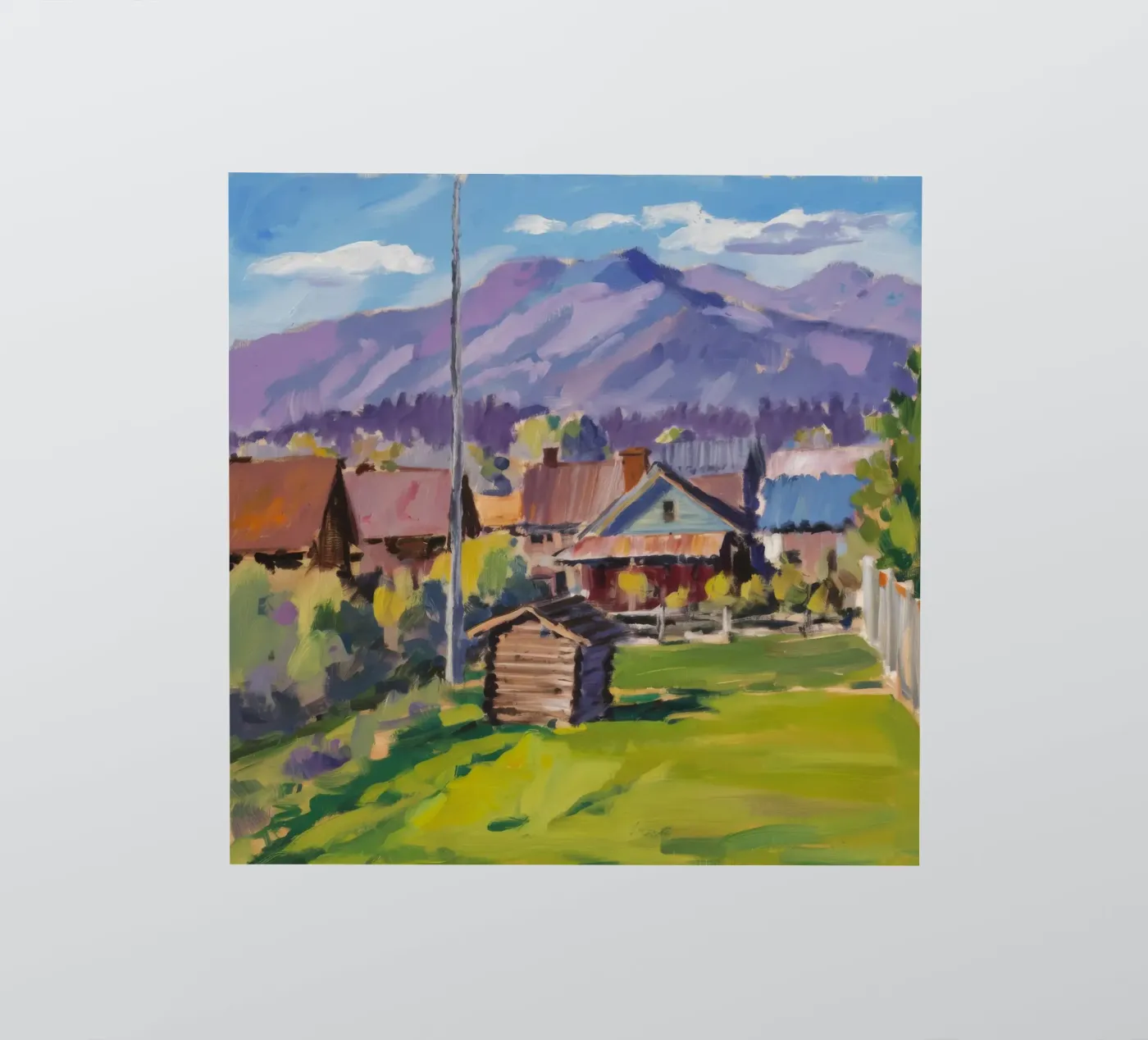 Rustic Mountain Stead sticker by Celestial Harmony