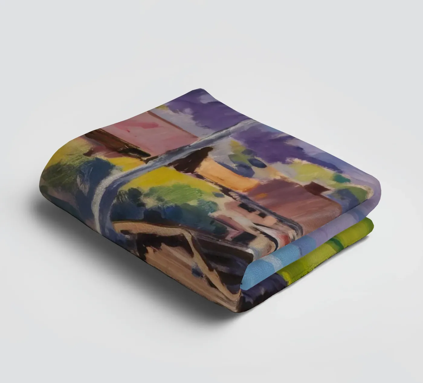 Rustic Mountain Stead towel by Celestial Harmony