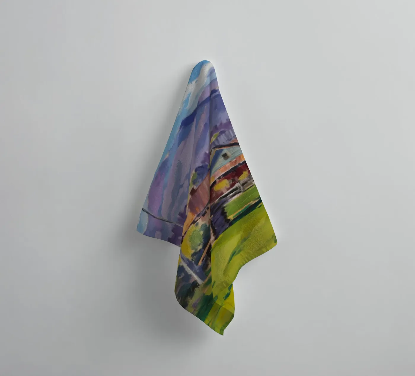 Rustic Mountain Stead towel by Celestial Harmony