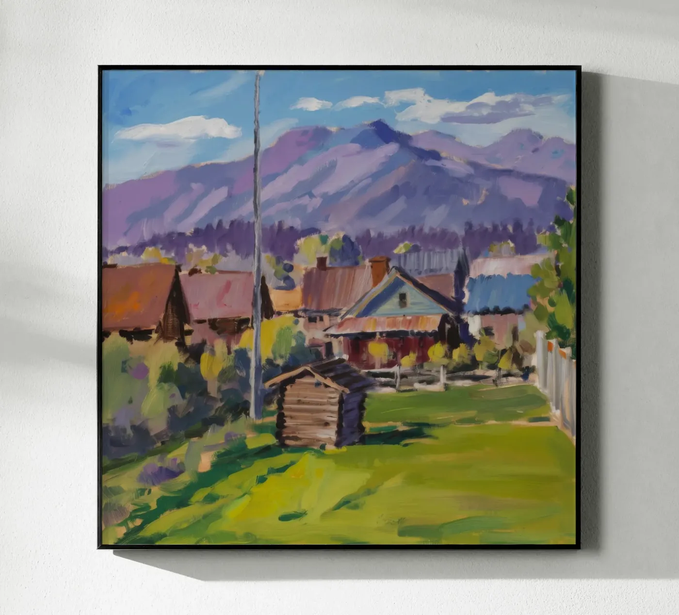 Rustic Mountain Stead plexiglas de Celestial Harmony