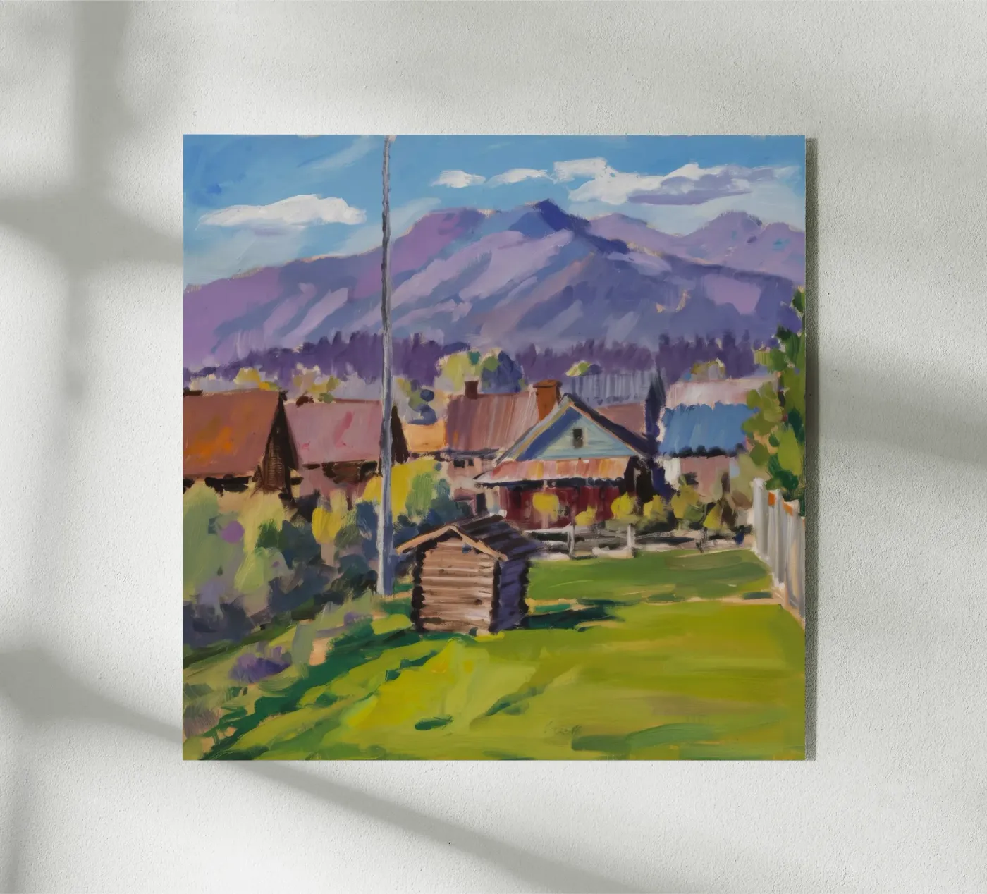 Rustic Mountain Stead plexiglas de Celestial Harmony