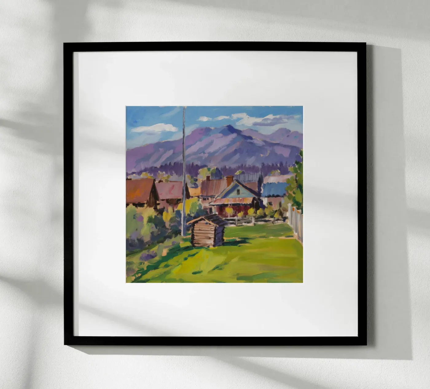 Rustic Mountain Stead poster by Celestial Harmony