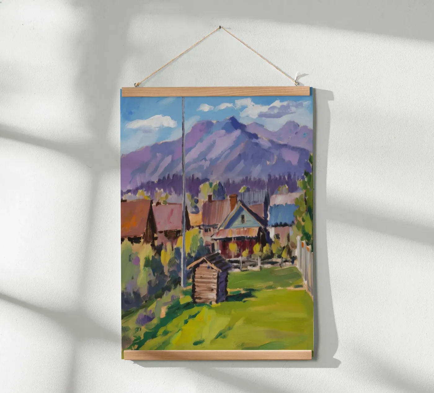 Rustic Mountain Stead poster by Celestial Harmony