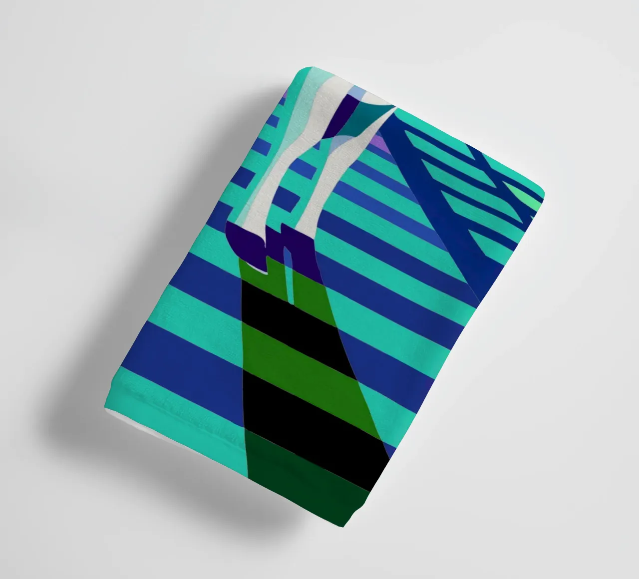 cow vector art drawing towel by alghonee