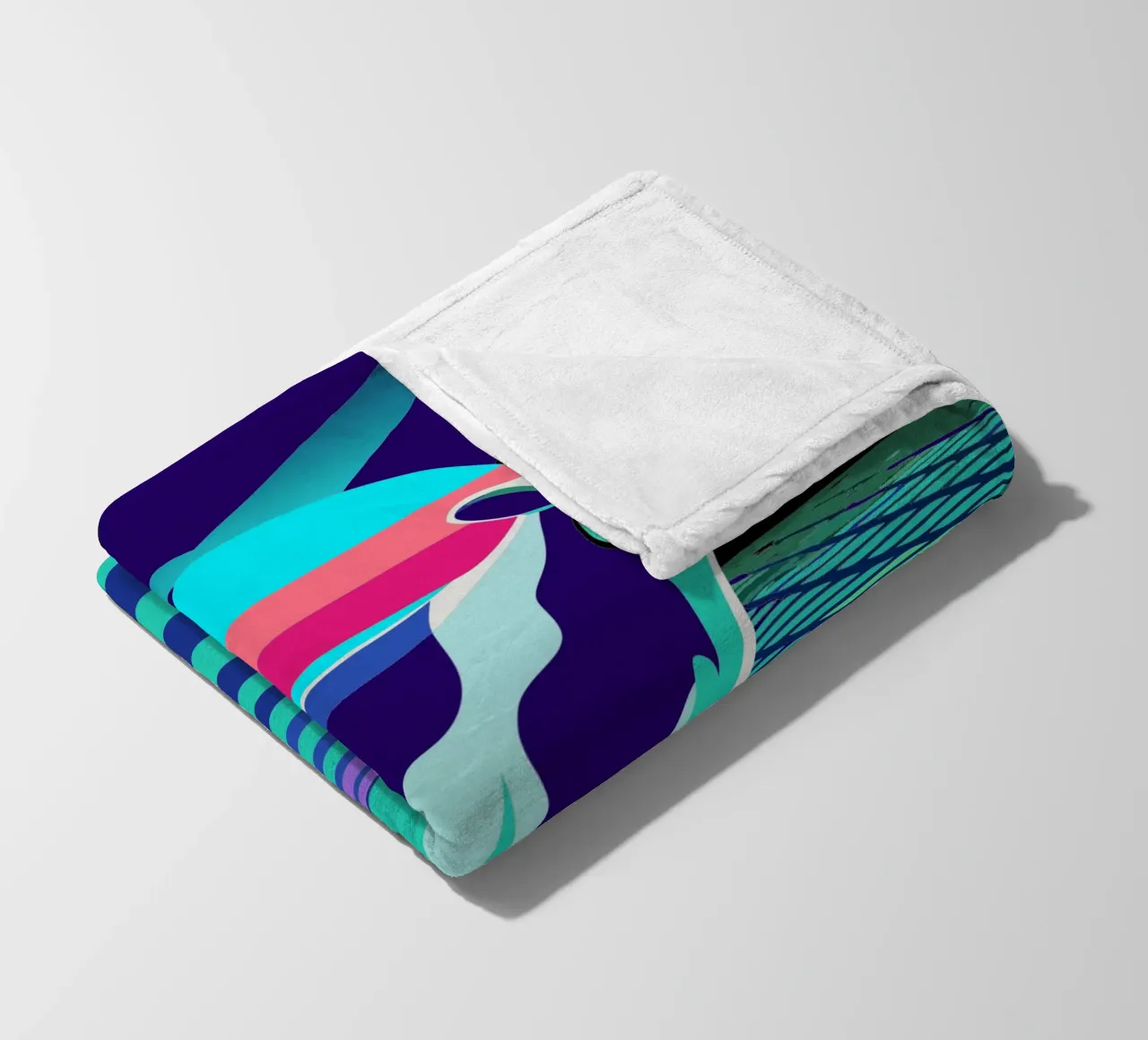 cow vector art drawing fleece blanket by alghonee
