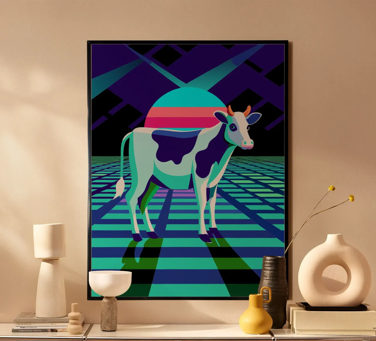 cow vector art drawing hahnemühle by alghonee