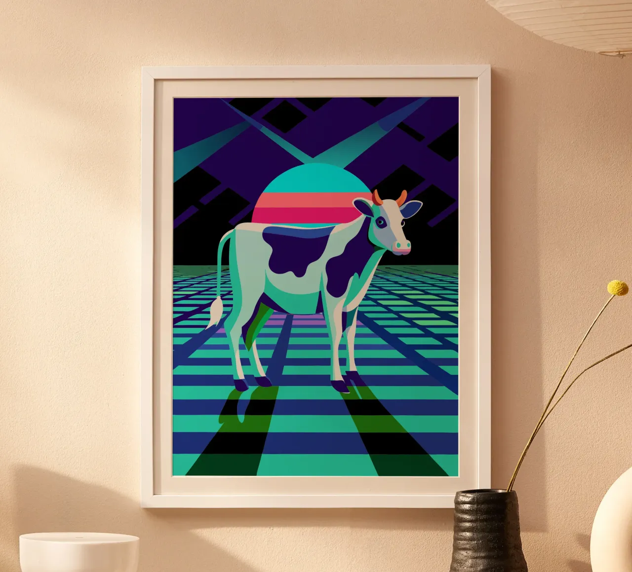 cow vector art drawing hahnemühle by alghonee