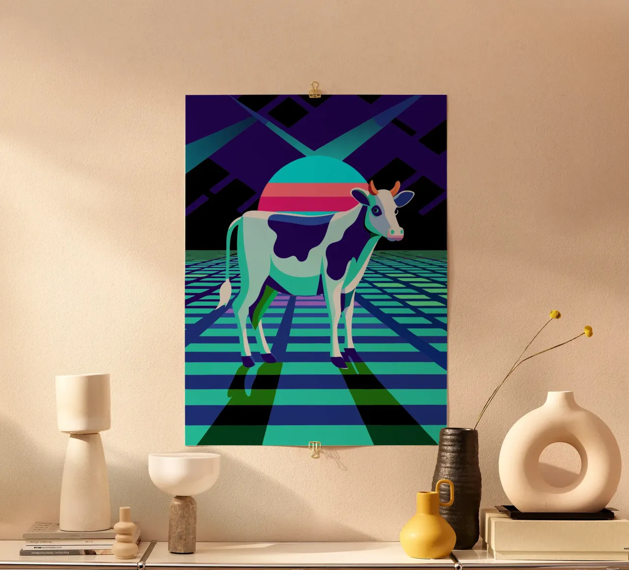 cow vector art drawing hahnemühle by alghonee