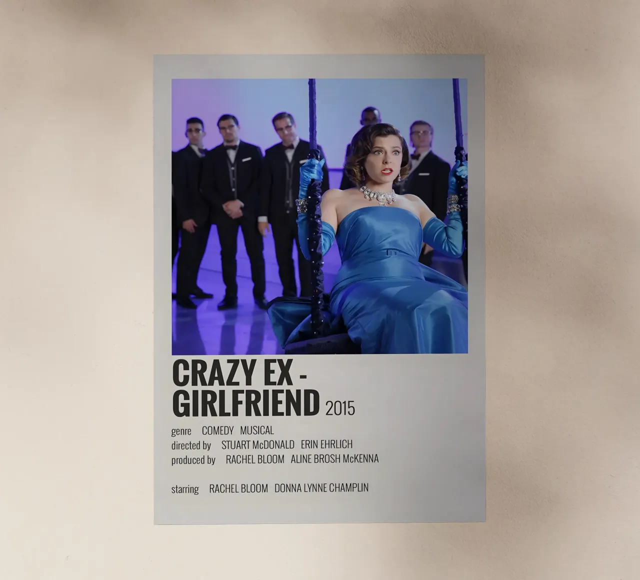 CRAZY EX -GIRLFRIEND 2015 pellicola backlit da MVFminimalist
