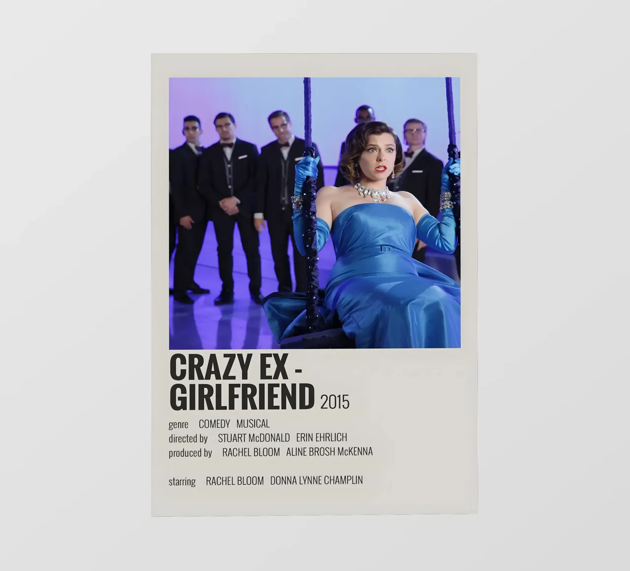 CRAZY EX -GIRLFRIEND 2015 pellicola backlit da MVFminimalist