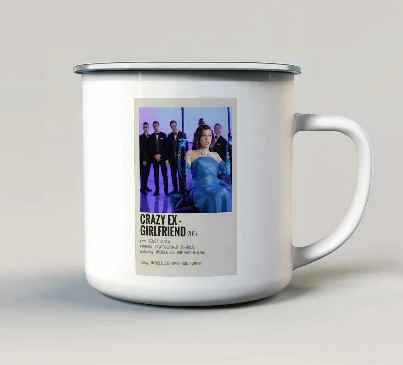 CRAZY EX -GIRLFRIEND 2015 tazza in smalto da MVFminimalist