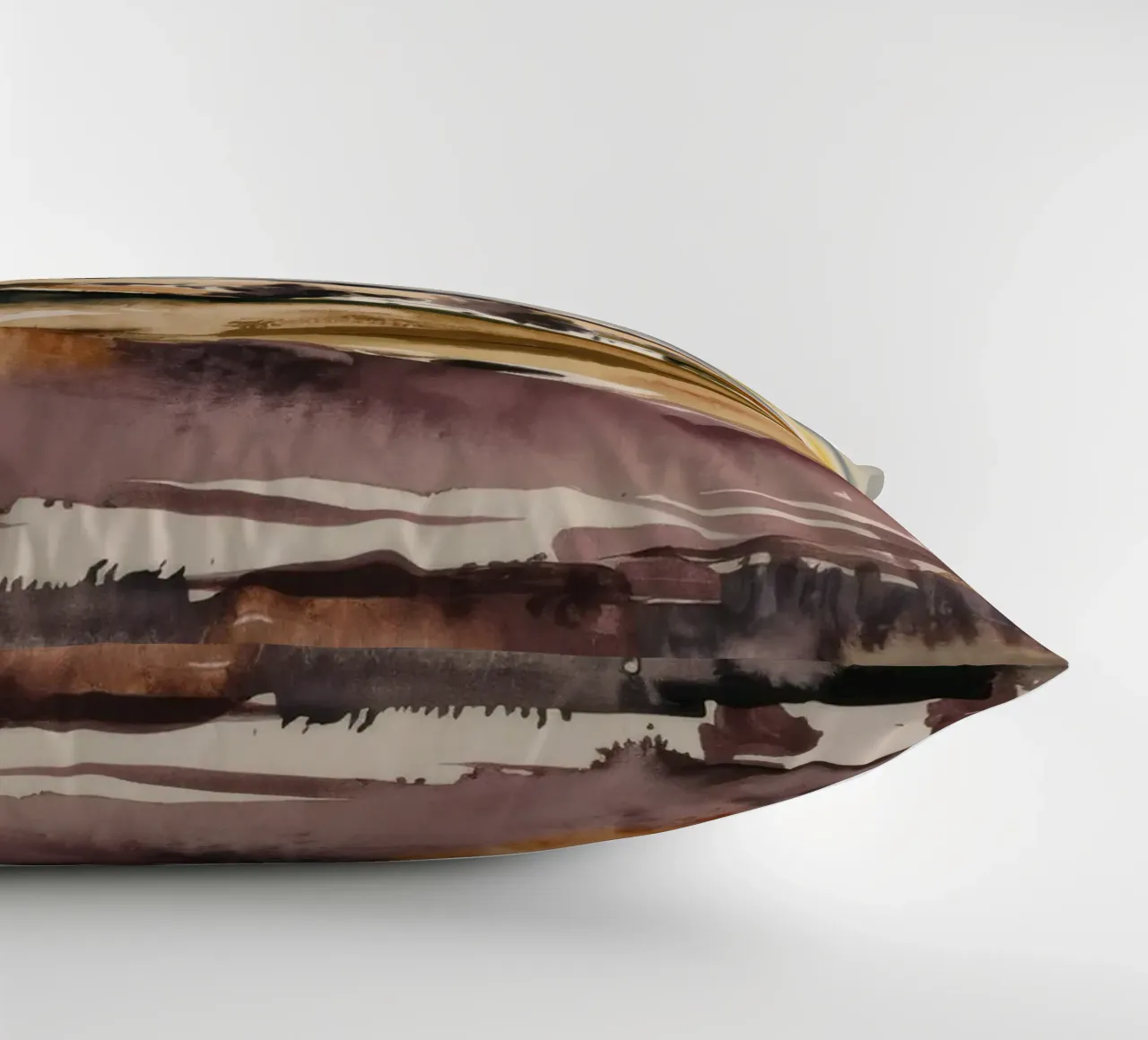 Acquerello della valle nebbiosa cuscino da Silk Palette