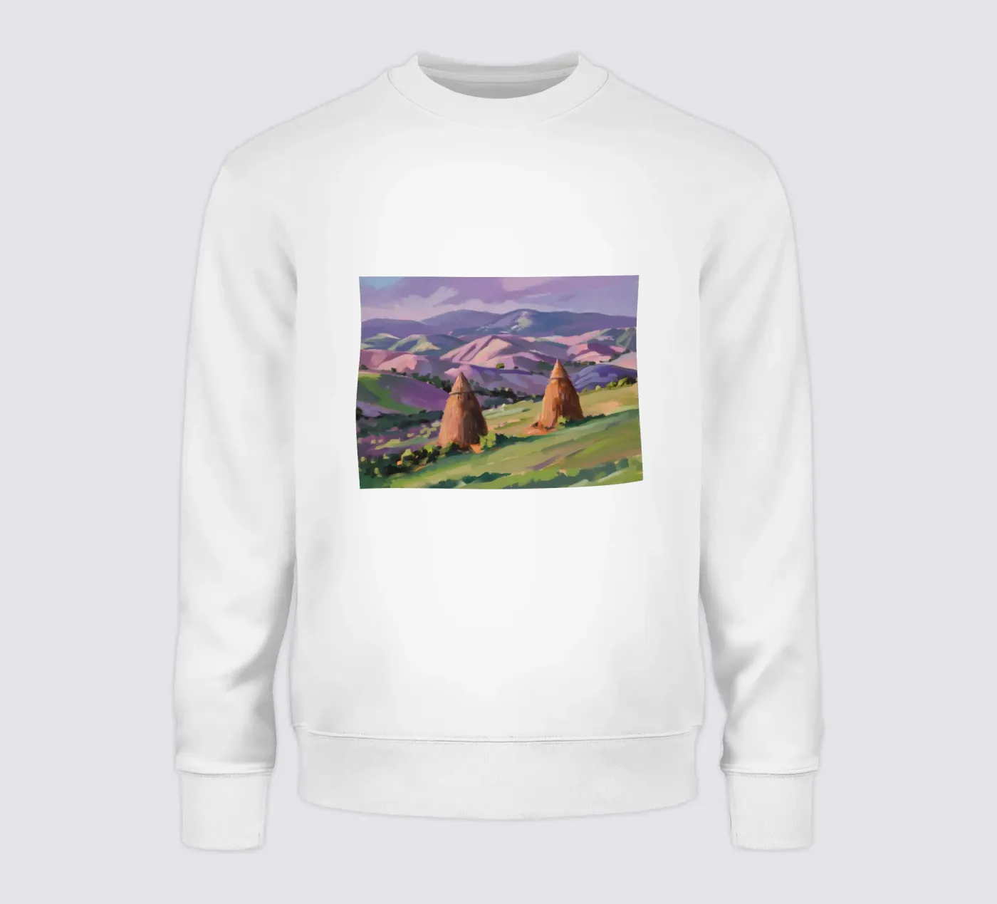 Haystack Hill Harmony sweatshirt by Celestial Harmony
