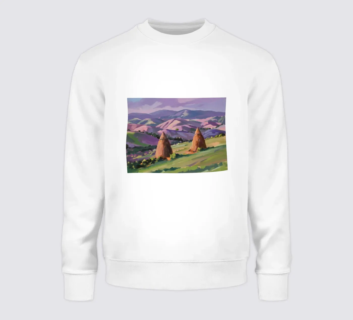 Haystack Hill Harmony sweatshirt by Celestial Harmony