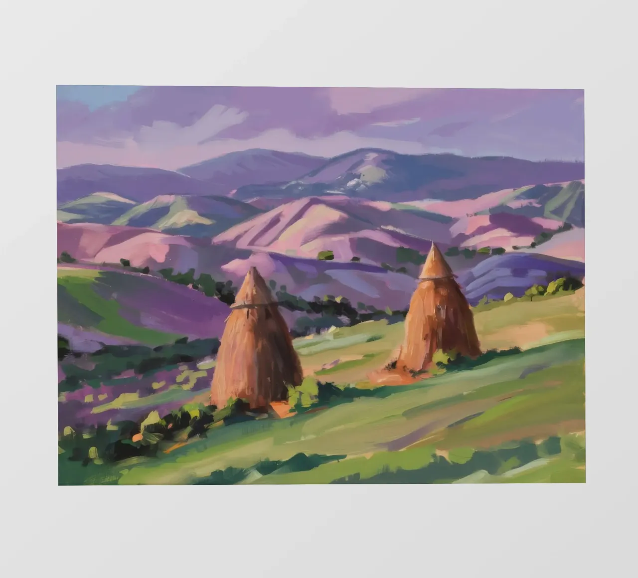 Haystack Hill Harmony fotobehang van Celestial Harmony