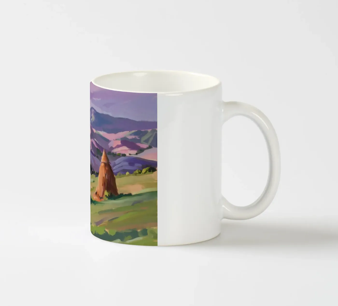Haystack Hill Harmony ceramic mug by Celestial Harmony