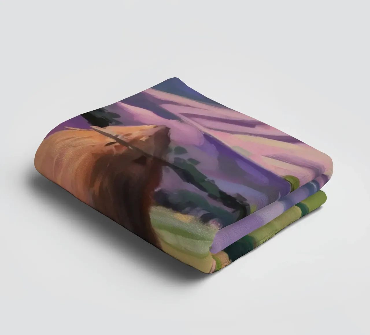 Harmonie de la colline de Haystack serviette de bain de Celestial Harmony