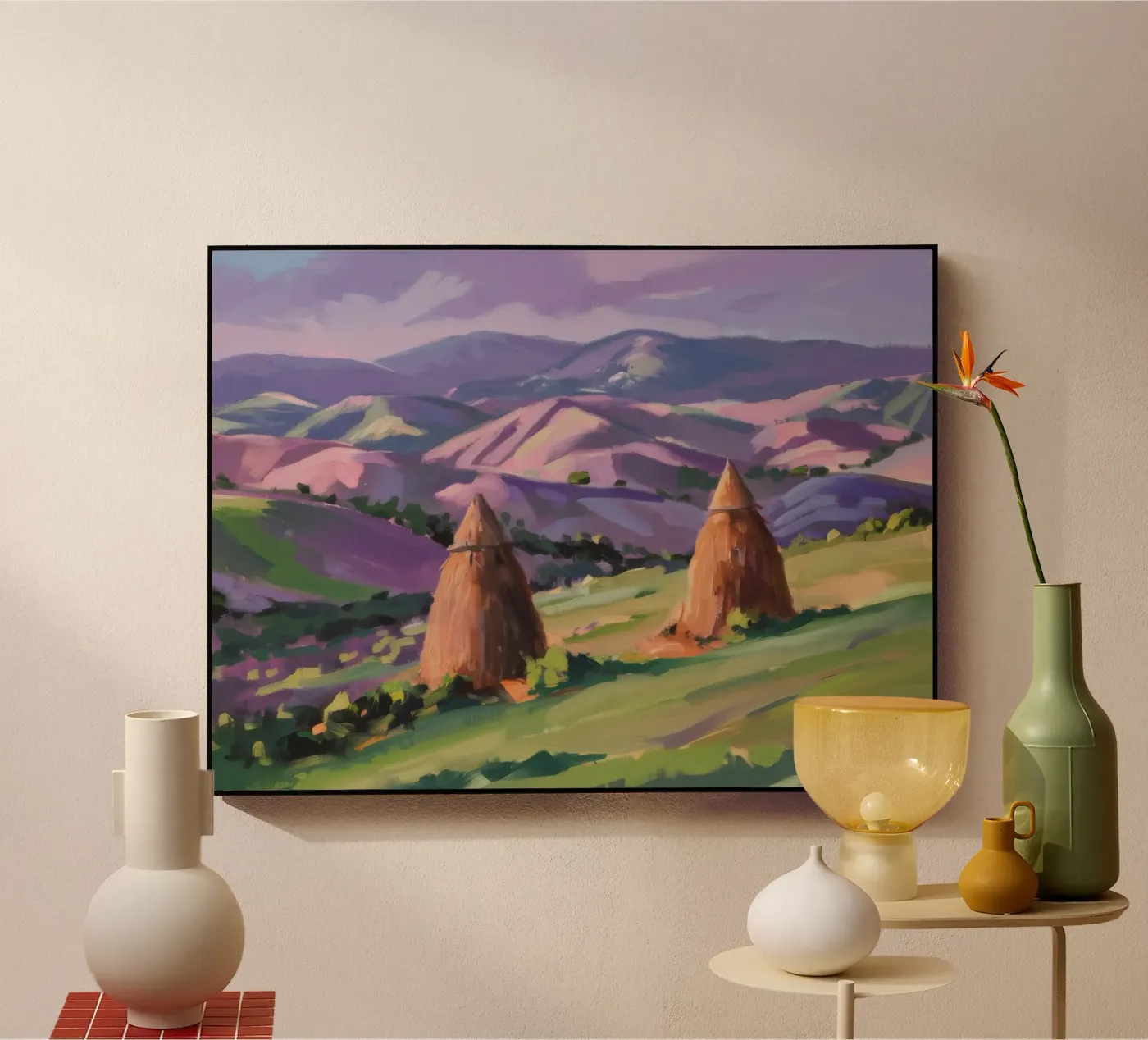 Haystack Hill Harmony Acryl-Glas von Celestial Harmony