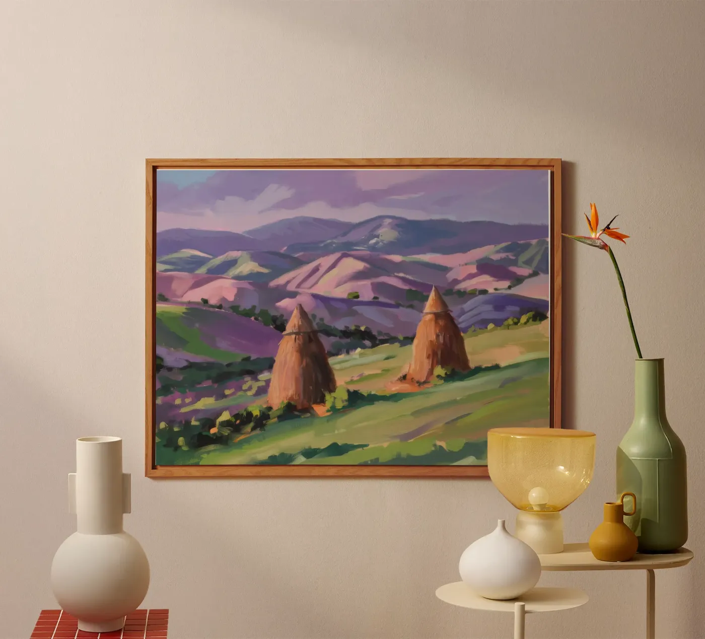 Haystack Hill Harmony alu-dibond by Celestial Harmony