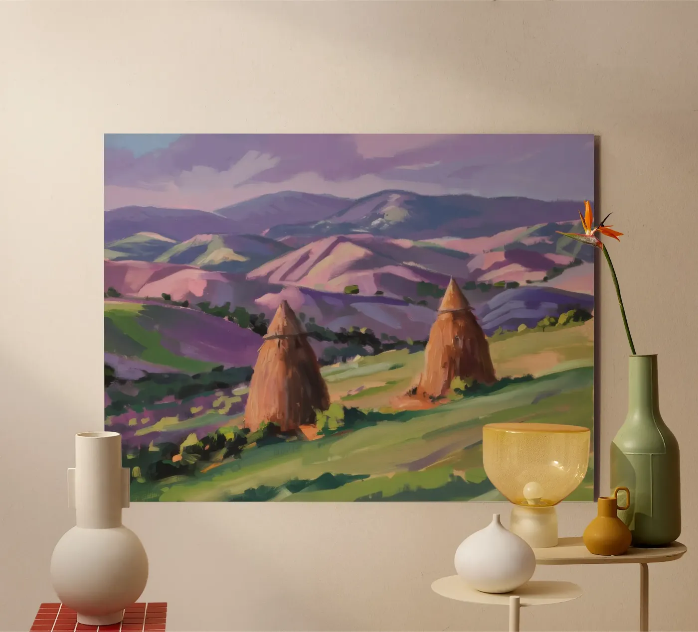 Haystack Hill Harmony alu-dibond by Celestial Harmony