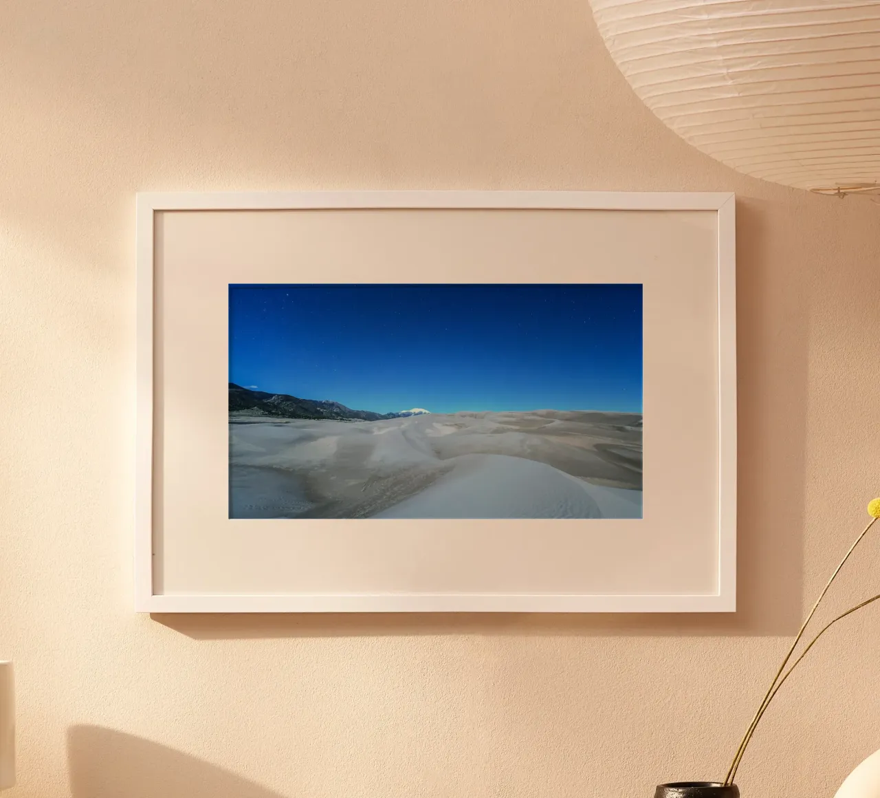 vasta distesa selvaggia poster con telaio in alluminio da life of sands