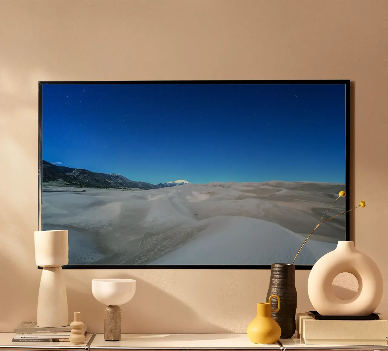 vasta distesa selvaggia poster con telaio in alluminio da life of sands