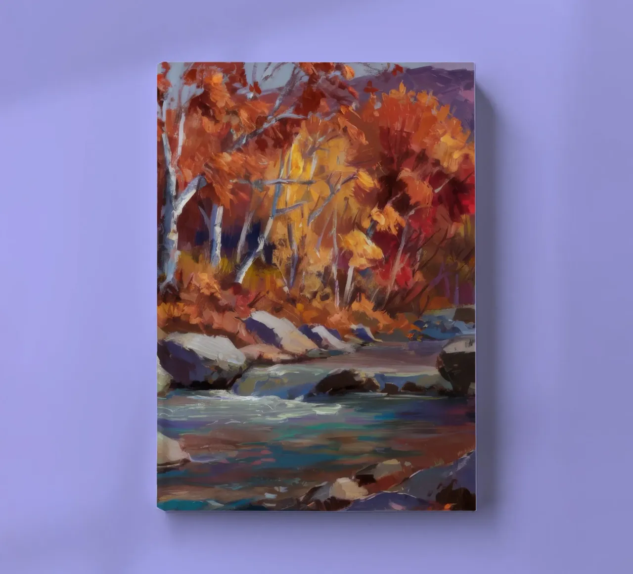 Crimson River Rocks notebook by Celestial Harmony