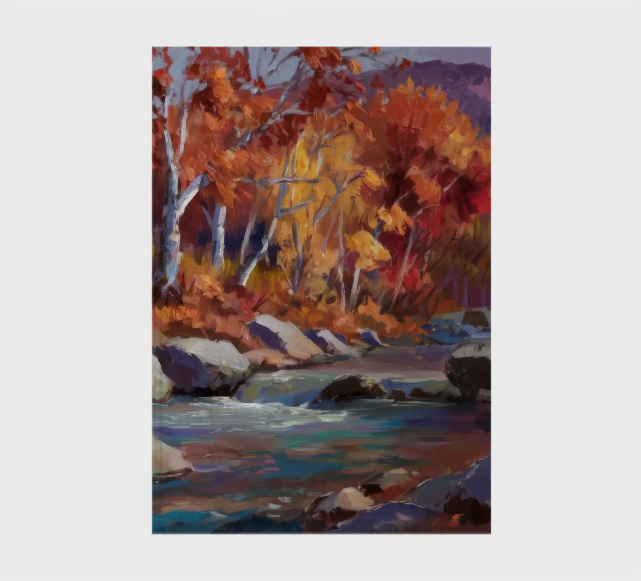 Crimson River Rocks notebook by Celestial Harmony