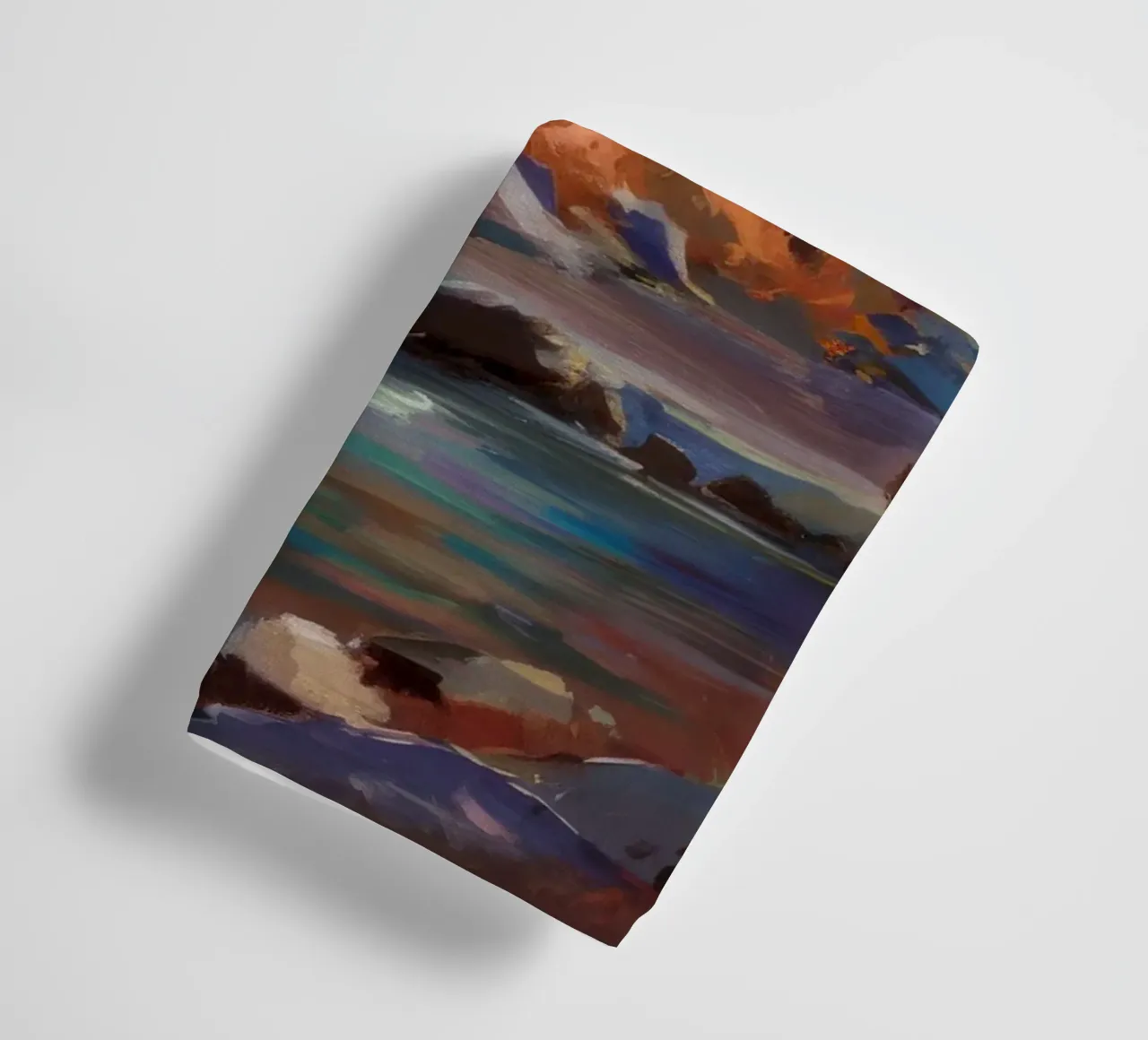 Rocce del fiume Cremisi asciugamano da bagno da Celestial Harmony