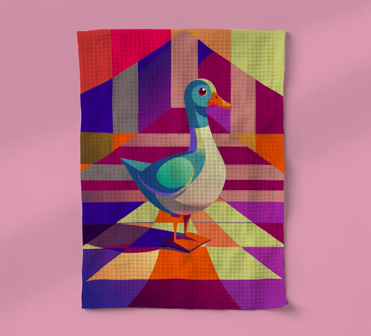 dessin vectoriel d'un canard torchon de alghonee