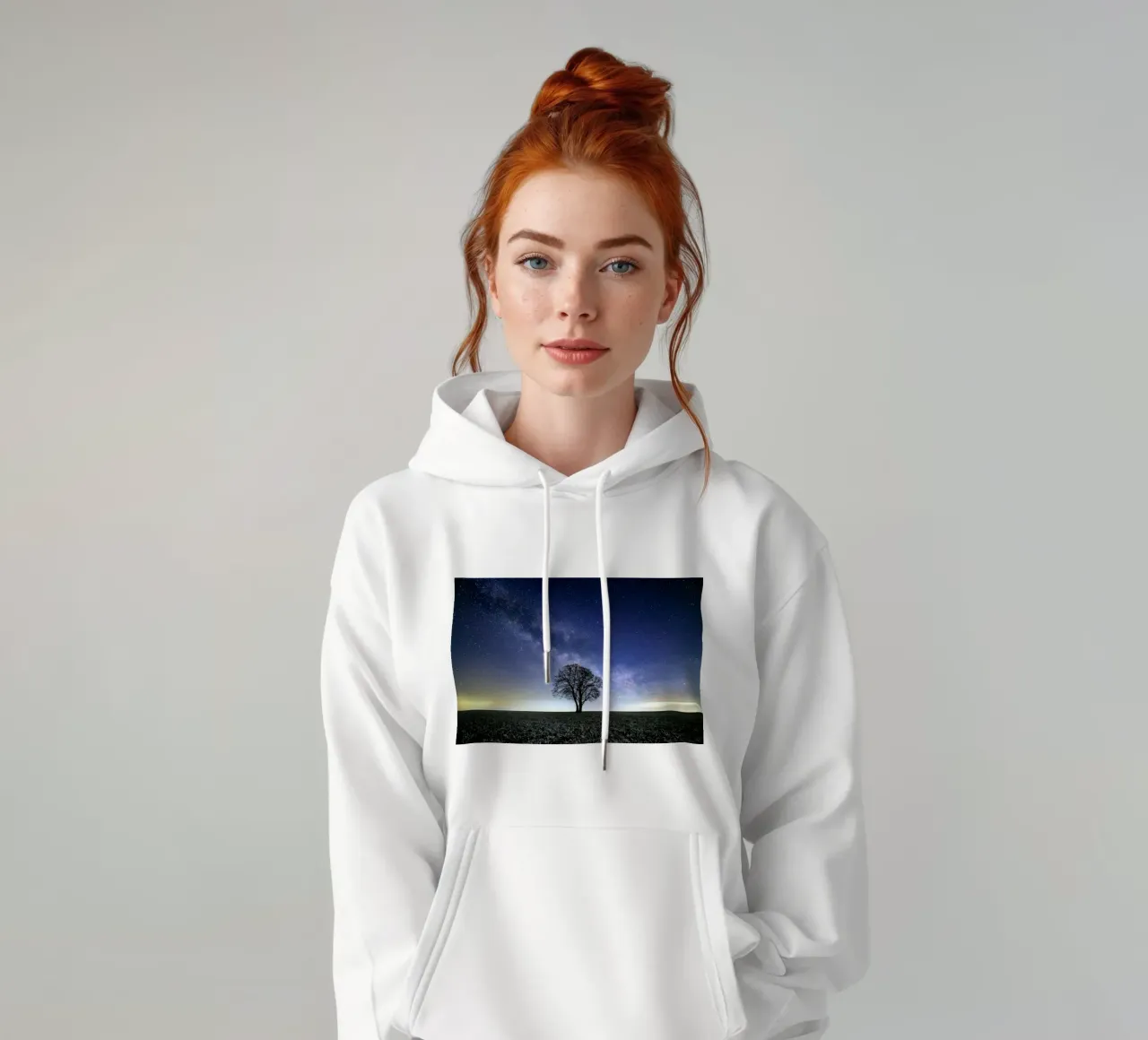 outer space starry hoodie by space words
