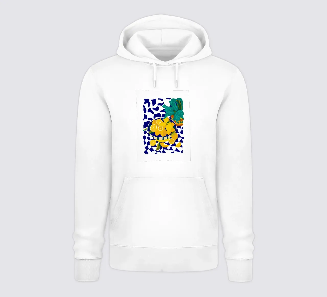 Lemon Pop Art felpa con cappuccio da Silk Palette
